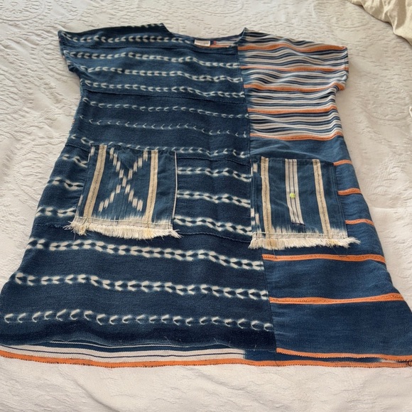 Vintage West African Indigo Cloth Dress by Piper + Simonne ‘No longer Sold’ - Picture 1 of 14